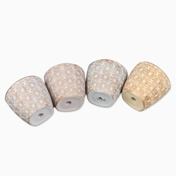 Set of 4 Mini Terracotta Succulent Pots - Picture 2 of 7